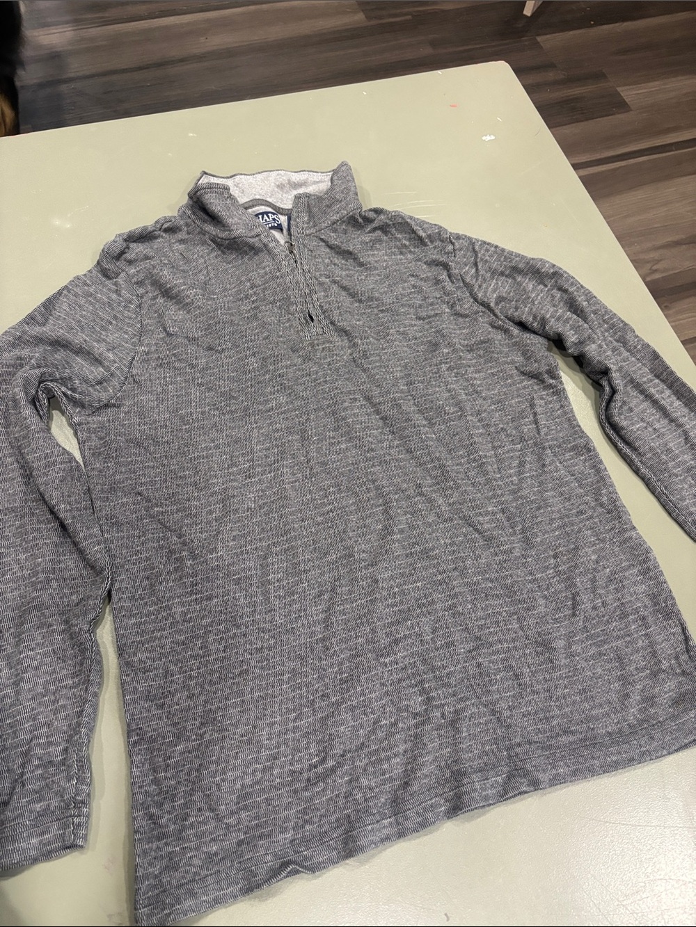 Chaps Gray Men's Half-Zip Pullover